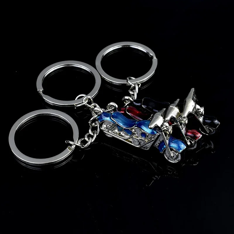 3D умный свинцово оловянный сплав мотоцикл брелок для автомобиля Harley Стильный
