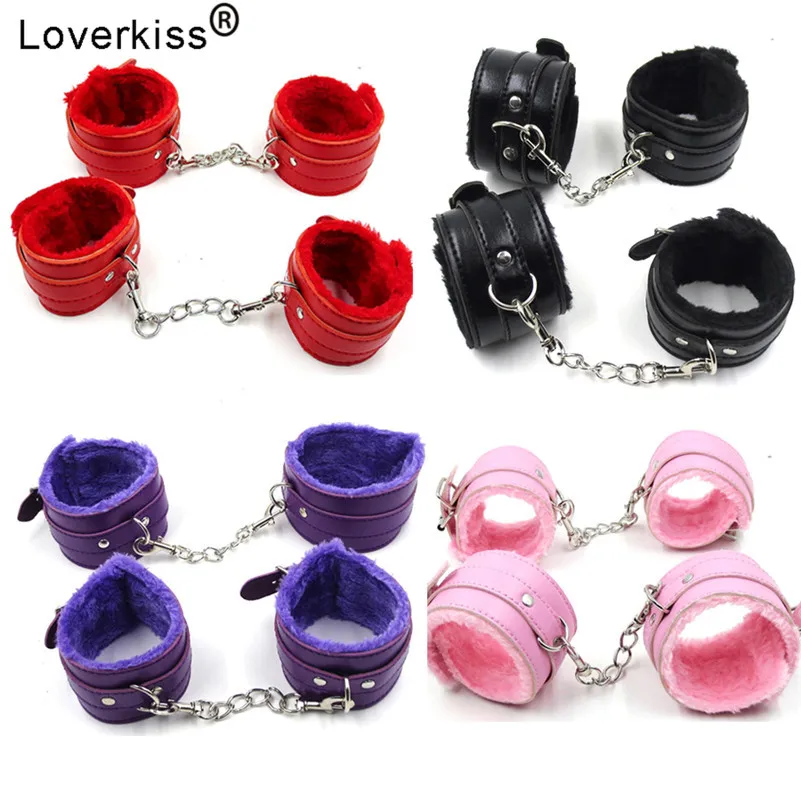 Loverkiss из искусственной кожи наручники Для лодыжек игрушки для взрослых набор