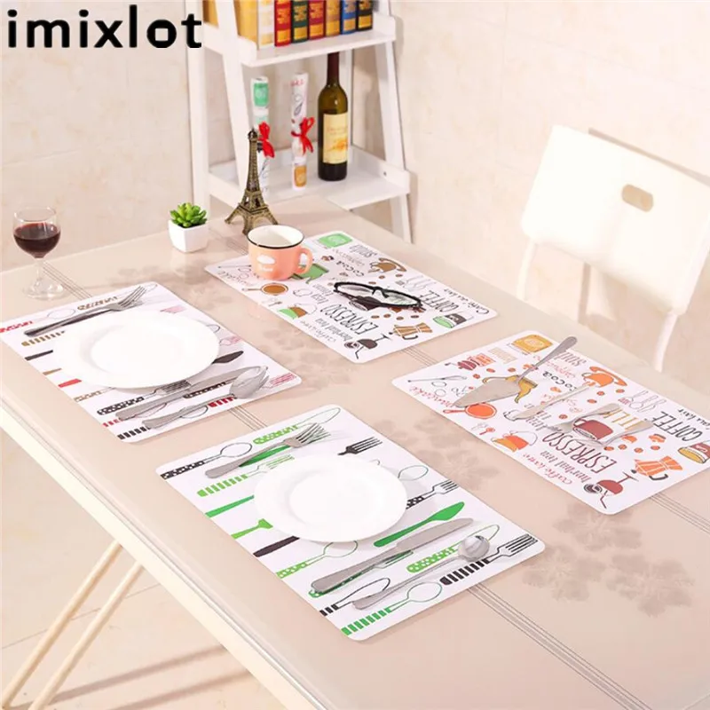 Imixlot Ложка Вилка узор обеденный стол ткань для дома кухня гостиная скатерть отеля