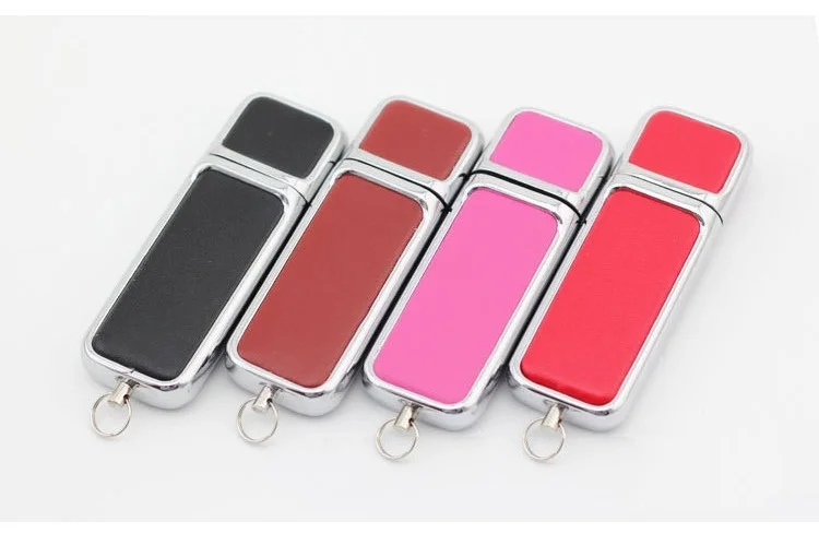 (Можно нанести логотип) кожаный USB флэш-накопитель 1 Гб 2 4 ГБ 8 16 32 64 | Компьютеры и