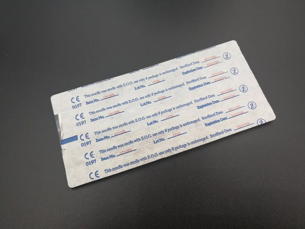 50pcs 13RL круглый лайнер татуировки иглы из нержавеющей стали одноразовые машины Stick