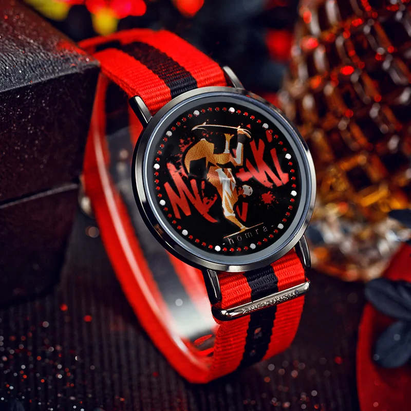 Светодиодные водонепроницаемые часы K-Project с аниме сенсорным экраном манга