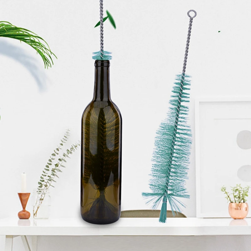 

Nylon Wine Bottles Brushes Winemaking Cleaning Brushes Tools Lengthen Durable Baby Feeder Bottle Brushes Washing Cleaner Tool