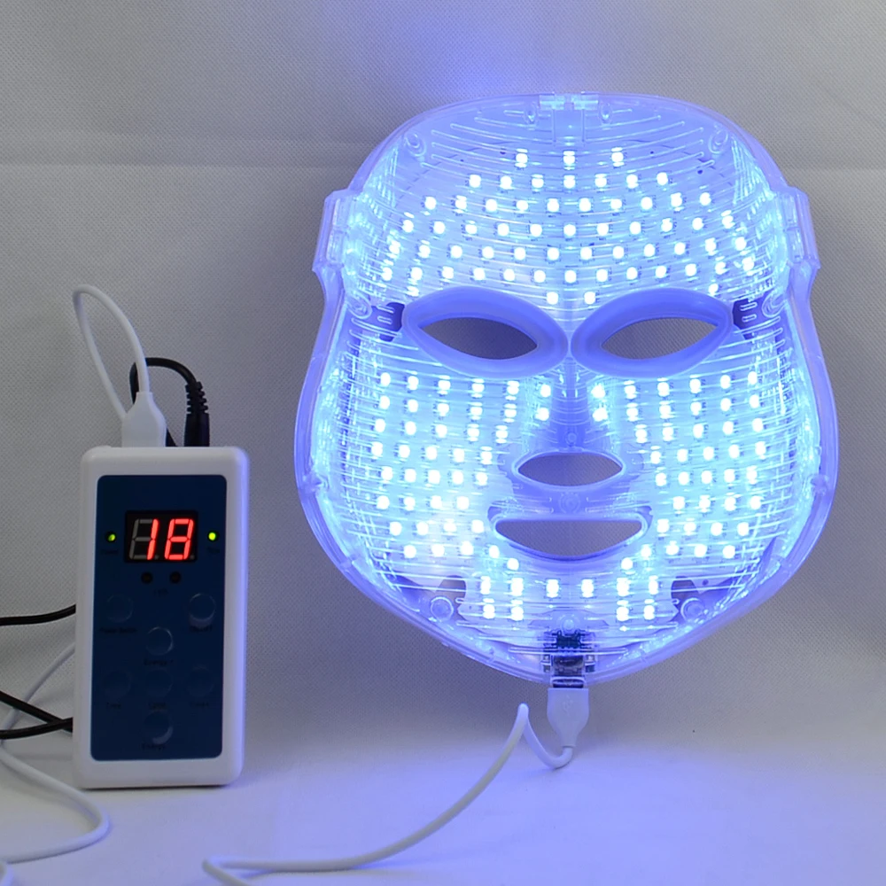 Фотонная маска для лица PDT Photon 7 цветов Электрический светодиодный массажер