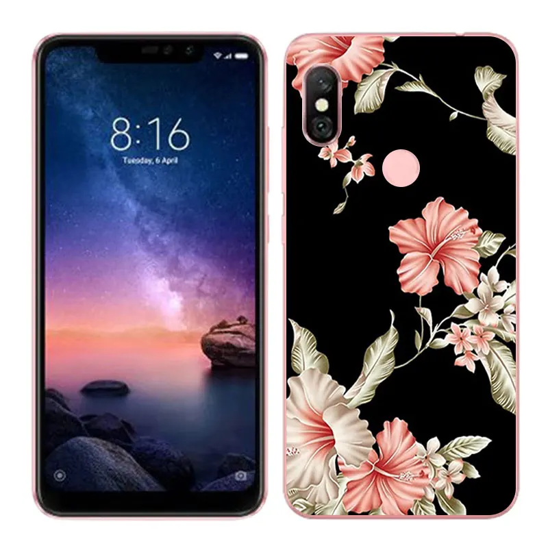 06 Прозрачный ТПУ чехол для Xiaomi RedMi Note 3 4X 5A Prime силиконовый чехол для RedMi Note 4 6 Pro 7 5A чехол для телефона с ночной росписью s - Цвет: 06