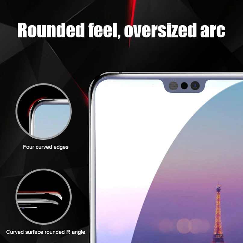 Закаленное стекло для Huawei Honor 8X 5D полное покрытие 8C Mate 10 20 X P20 P10 Lite Nova 3 3i защита