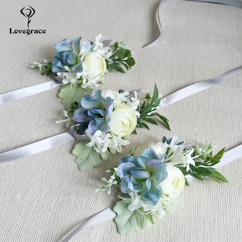 Lovegrace свадебный букет браслеты с подвесками искусственные шелковые цветы