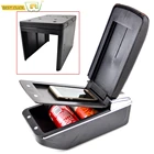 Универсальный подлокотник, центральная консоль, подстаканник, двухслойный подлокотник, Стайлинг автомобиля, искусственная кожа