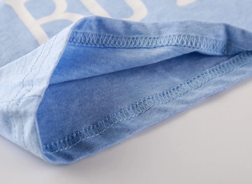 Летняя одежда для новорожденных мальчиков детская малышей хлопковая футболка с