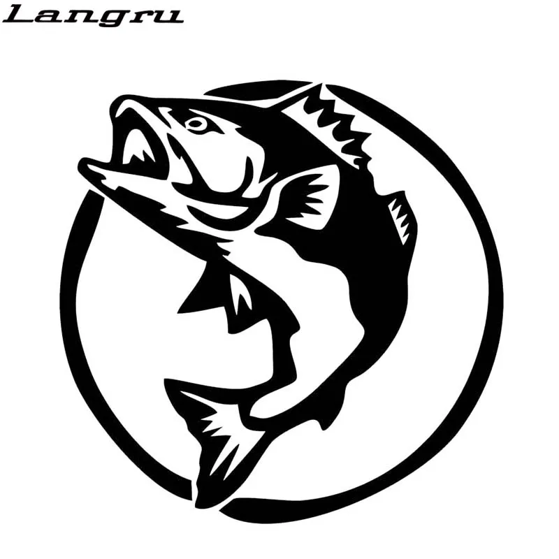 Langru Горячая Распродажа Автомобильный Стайлинг забавная рыболовная Наклейка