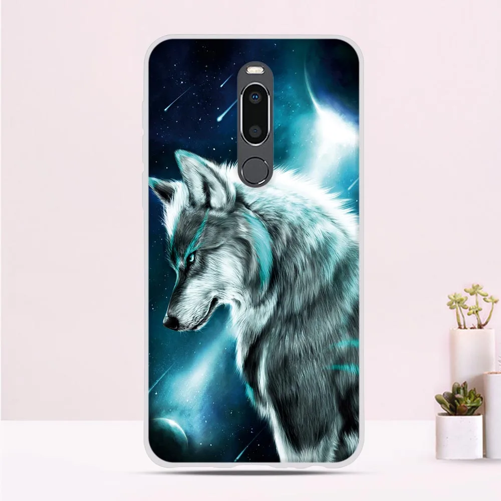 Чехол для Meizu M8 мягкий силиконовый чехол V8 Pro с принтом чехлы MeizuM8 m8 телефона 5 7