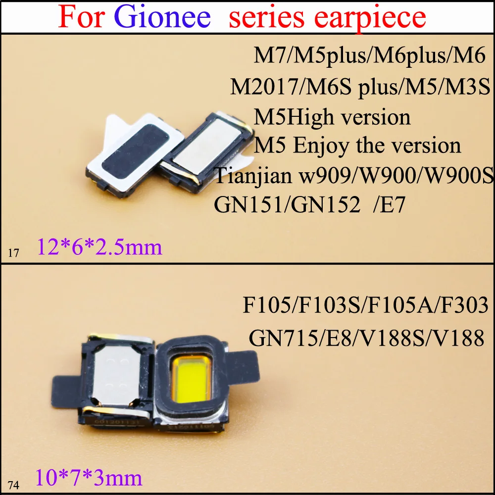Новые Динамики наушников YuXi для Gionee M7 M5PLUS M6PLUS/M5 M3S GN151 GN152 E7/F105/F103S/F105A/F303/E8/V188S|Шлейфы