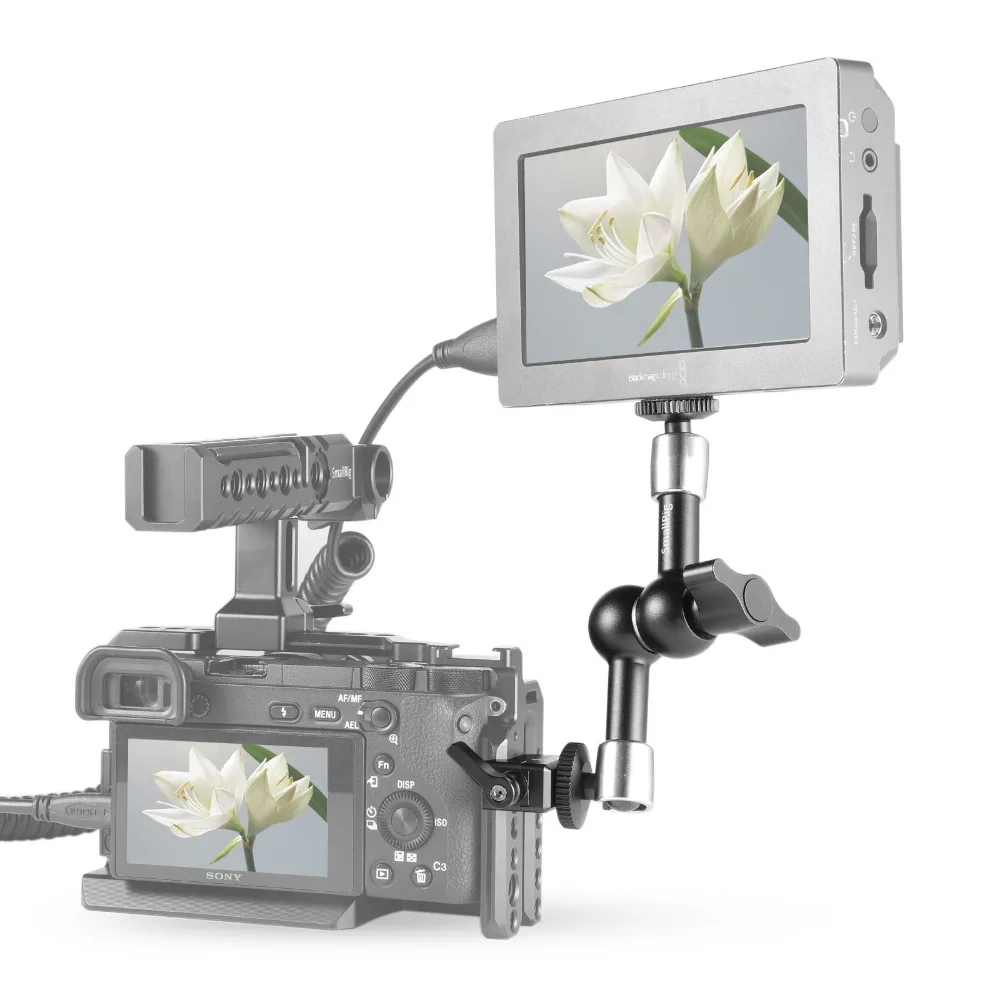 DSLR камера SmallRig быстросъемный зажим NATO с шарнирной ручкой для монитора