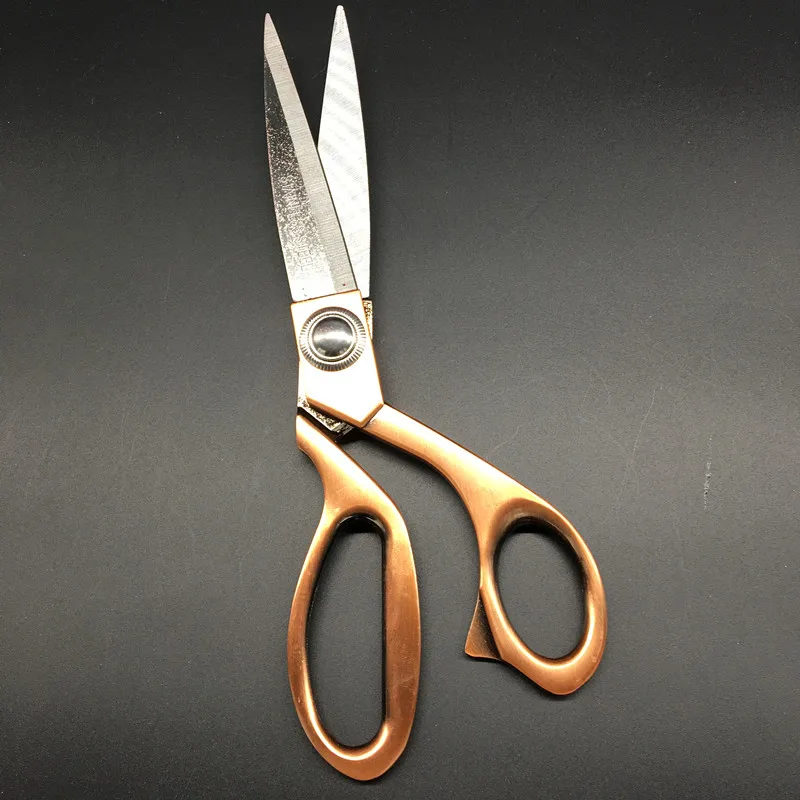 Ножницы швейные из нержавеющей стали с золотистой ручкой 8 дюймов|tailor sewing