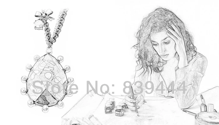 New Accessories Fashion Opaque Navette Tear Drop Necklace | Украшения и аксессуары