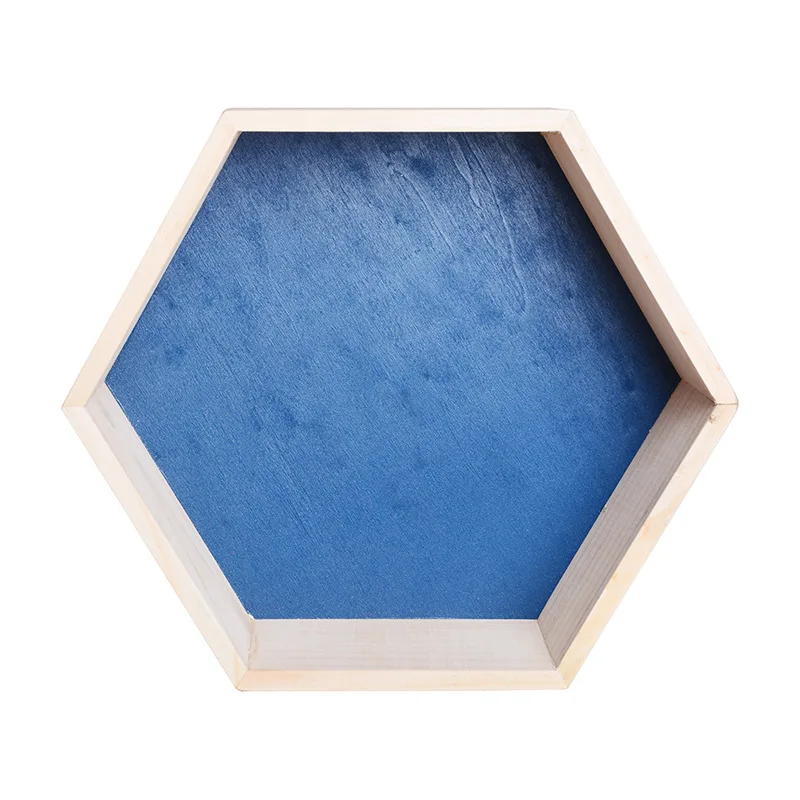 Красивая Детская комната украшения полка деревянная розовый белый соты