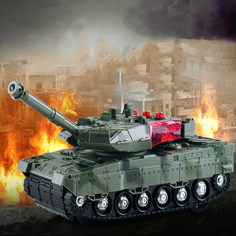 

360 Rotating Wireless Electric Tank Remote Control Car 4 Pass Charging Remote Control Car Children Simulation Model Toy Car