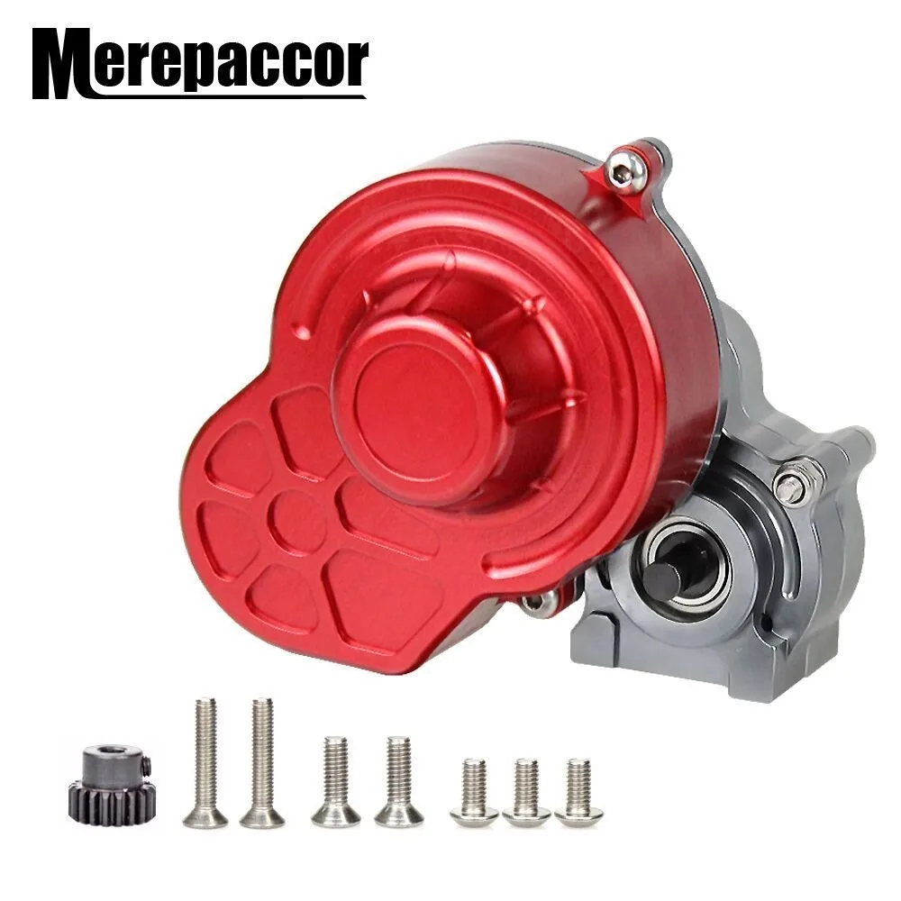 Коробка передач MEREPACCOR металлическая с шестерней для 1/10 Rc Crawler Axial Scx10 Upgrade Rc|Детали