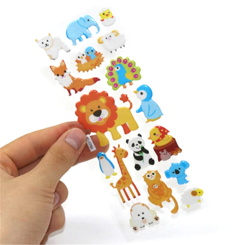 Новинка 5 листов милые динозавры классические игрушки школьник награда 3D
