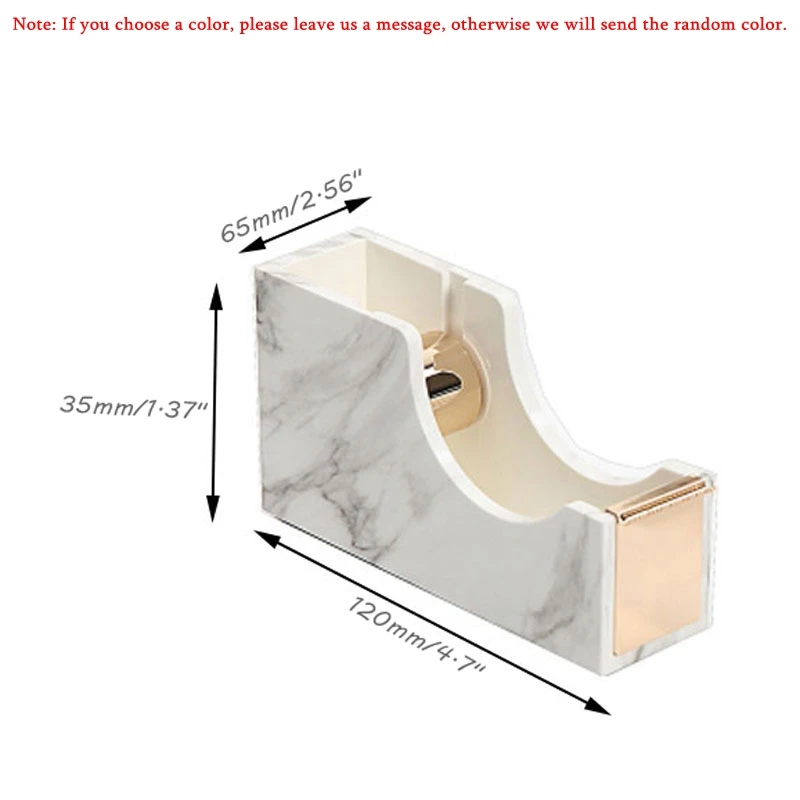 HOPK marble Edition диспенсер для ленты резак держатель клейкой ленты васи лента для хранения Hands Free диспенсер для ленты офисные аксессуары