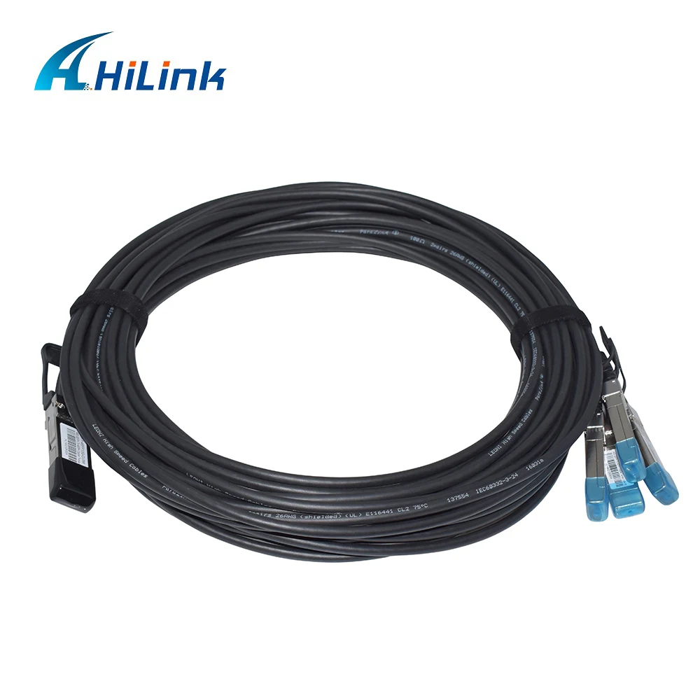 Бесплатная доставка! QSFP 4SFP10G CU5M 40G до 4xsfp + 5M DAC Пассивный кабель|Кабели связи| |