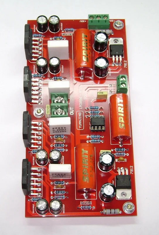 LM3886 + NE5532 параллельный BTL 200 Вт усилитель мощности плата усилителя (3886*4) |