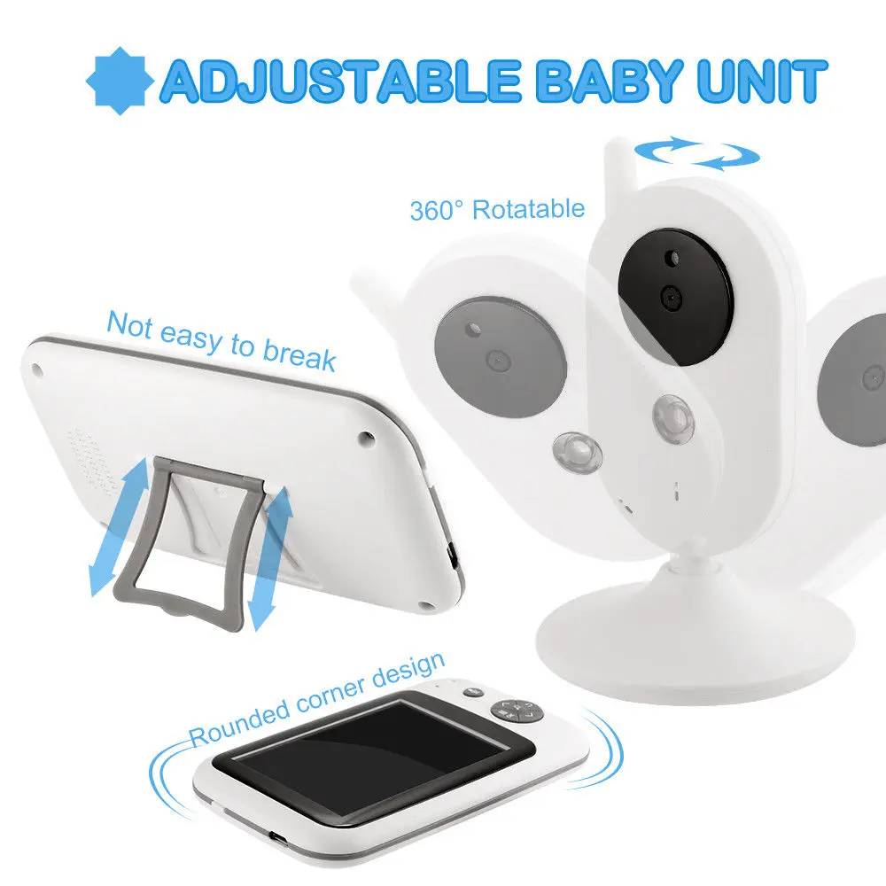 3 5 дюймовый беспроводной детский монитор Портативный эко цифровой няня камера