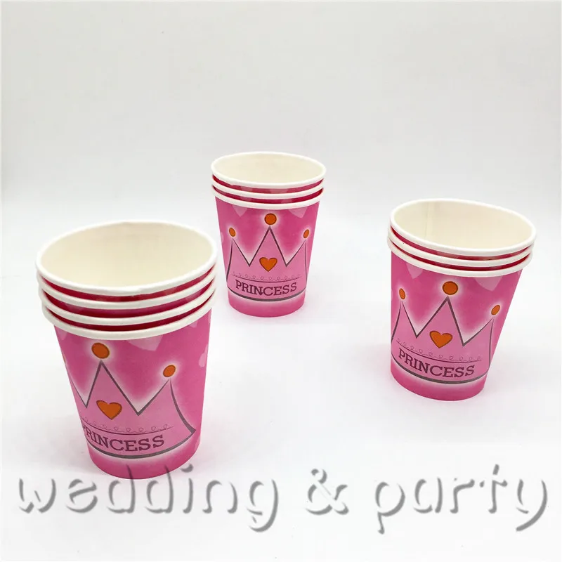 10 шт. украшение для детского душа бумага стекло синий принц корона тема Детские