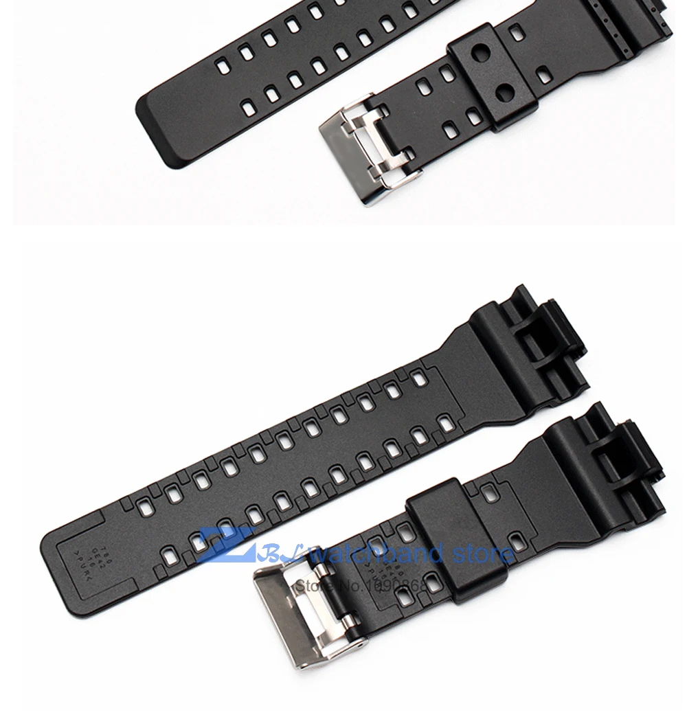 Силиконовый резиновый браслет для casio GW-A1100/GW-4000/GA-1000/G-1400 ремешок для часов резиновый ремешок для часов+ Корпус для часов мужские наручные часы