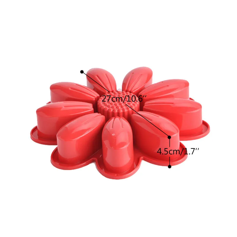 Кухня Аксессуары для выпечки 9 клапаном Подсолнух маргаритки формы силиконовые