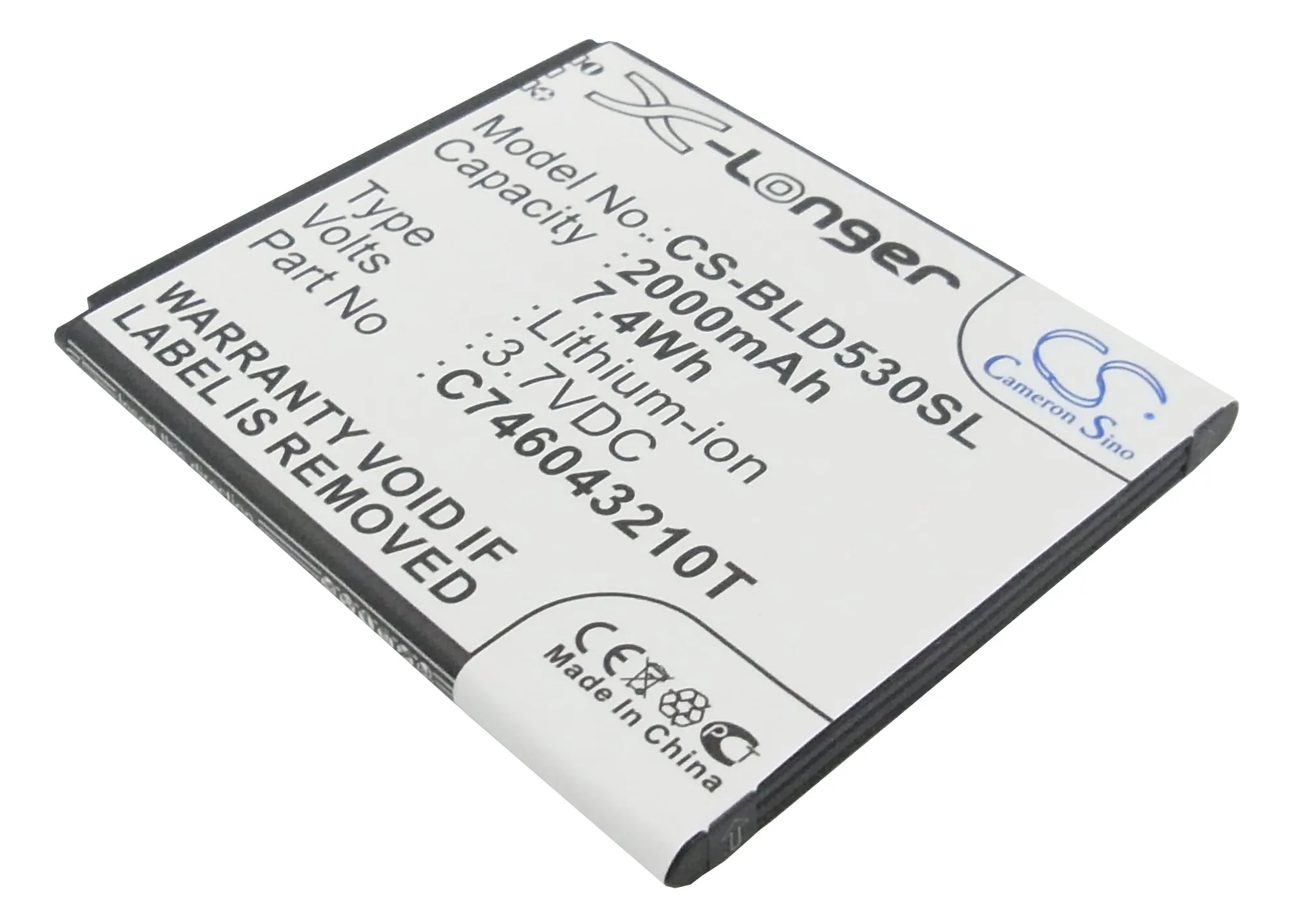 Аккумулятор Cameron Sino 2000 мАч C706045200P C706045200T C746043210T для BLU D010 D010U D530 D530e D530X D531K Explay Fresh|2000mah