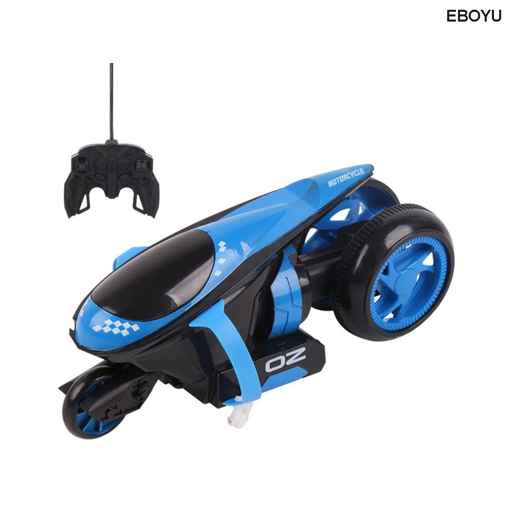 EBOYU QF100 2CH RC мотоцикл задний привод колеса 360 градусов дрейф трюк автомобиль