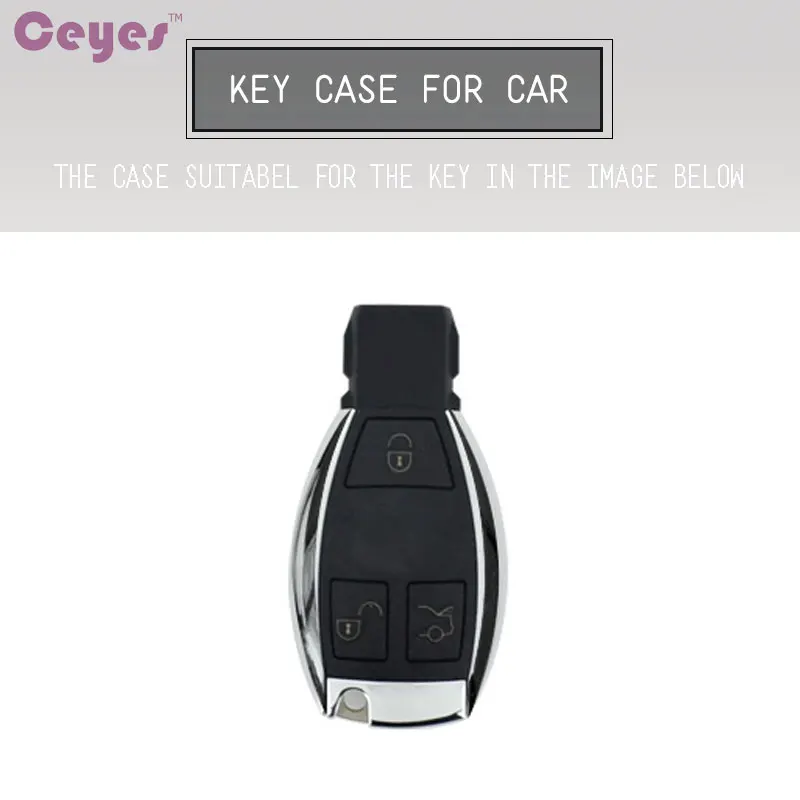 Защитный чехол для ключа Ceyes из ТПУ подходит Mercedes Benz A B C Class GLA S E GLC GLK CLA ML GLE