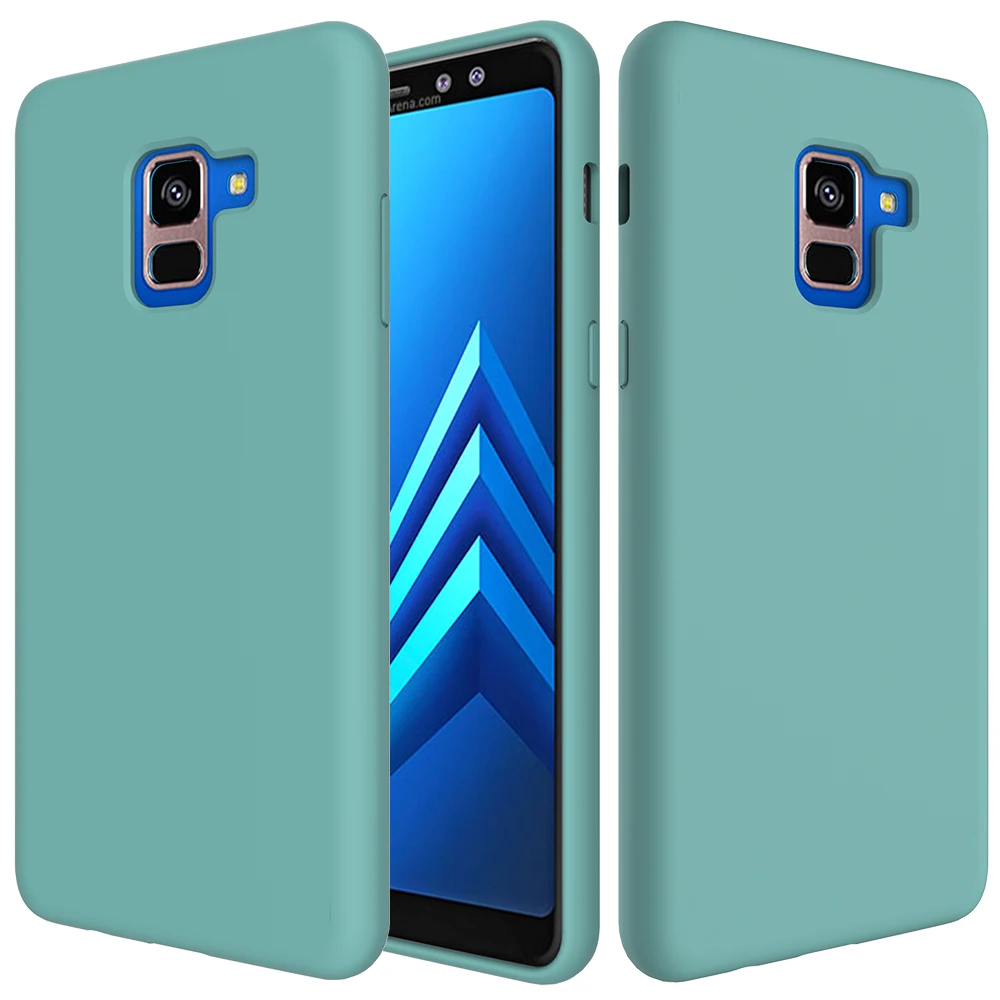 2018 версия Роскошный чехол для телефона s samsung A8 plus Оригинальный жидкий