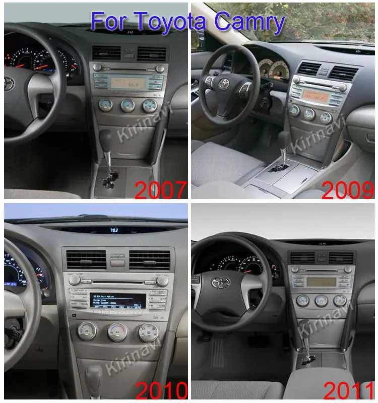 Автомобильный dvd-плеер Kirinavi android 7,1 1024*600 для toyota camry 2007 2008 2009 2010 2011 Автомобильная Мультимедийная система wifi 3g playstore