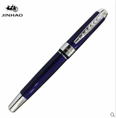 M Jinhao 250 escolar canetas металлическая перьевая ручка Роскошная подарочная ручка в деловом стиле 0,5 мм чернильные ручки для письма поршневой Конвертор подарок - Цвет: M