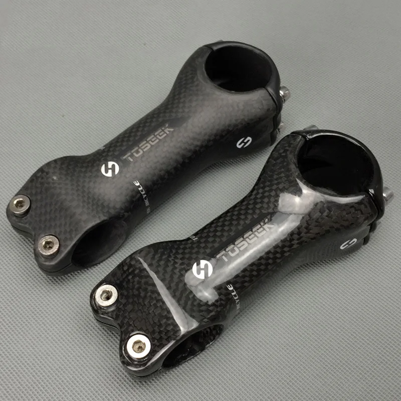 TOSEEK 3K Full Carbon Fiber 7 Degree Bicycle Stem Road Bike MTB Stems 31.8*60mm/70mm/80mm/90mm/100mm/110mm/120mm/130mm | Спорт и