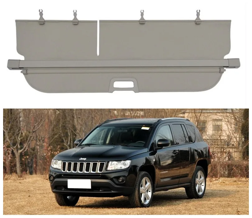 Для Jeep Compass 2012 2013 2014 2015 2016 задний багажник защитный экран затеняющий