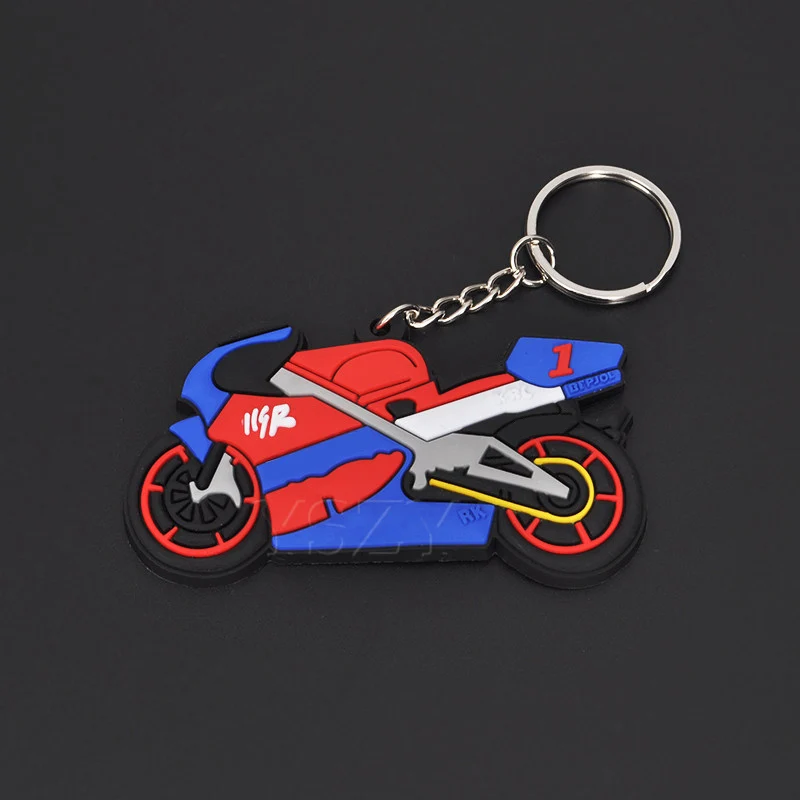 Мода модель мотоцикла брелок держатель резиновый брелок для Yamaha Honda CBR 93 RR гоночный Стайлинг