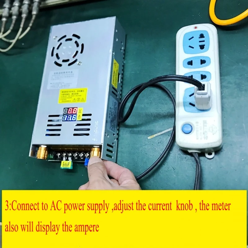 AC-DC преобразователь с цифровым дисплеем, регулируемое напряжение тока, регулируемый выключатель питания постоянного тока 12 В 24 в 36 в 48 в 60 в 80 в 120 в 480 Вт