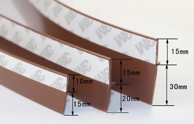 Уплотнительная лента для нижней части двери 45 мм наклейки пробка ракурса