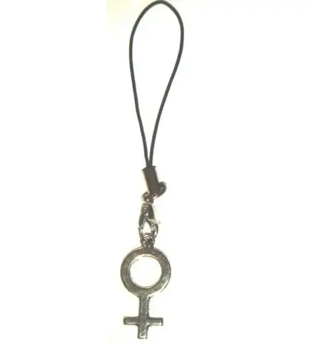 Винтажный серебряный брелок для ключей с символом лесбийской женщины кольцо