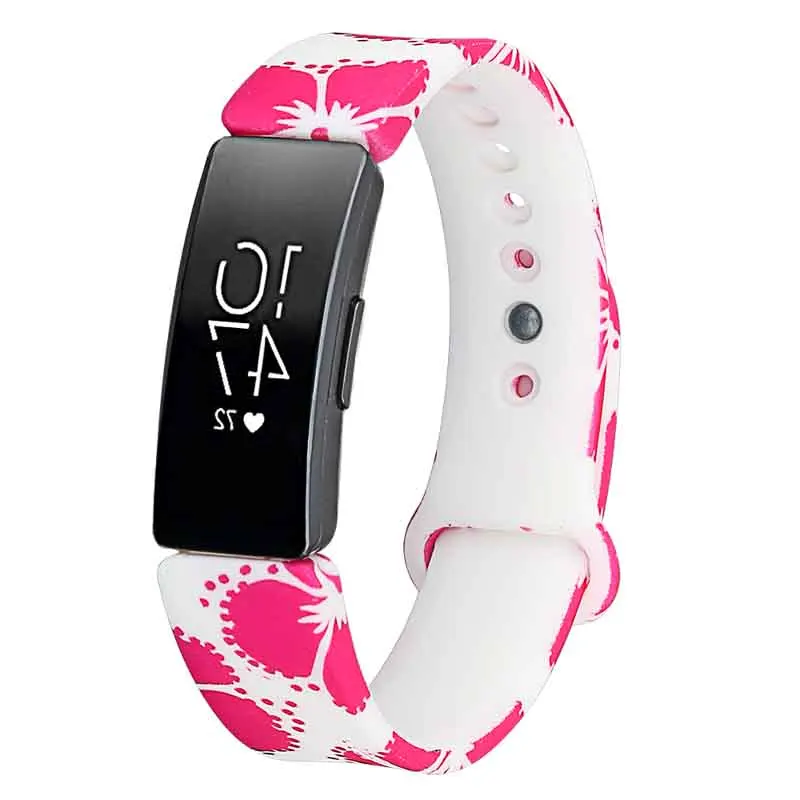 Ремешок Correa для Fitbit Inspire HR Band фитнес-браслет Pulsera для Fitbit ACE 2 Smartband пояс умные аксессуары - Цвет: D