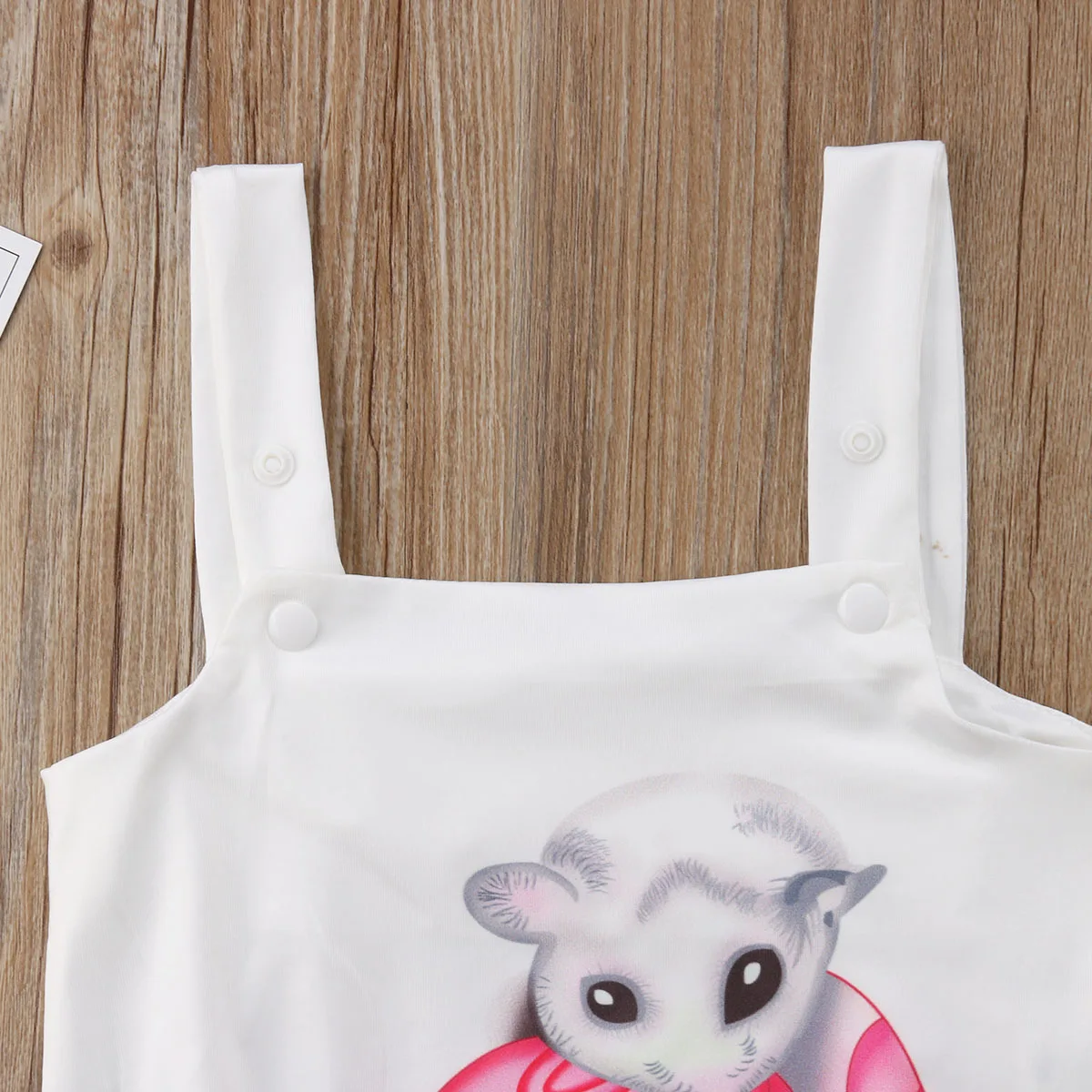 Летний комбинезон для новорожденных девочек пляжный костюм без рукавов