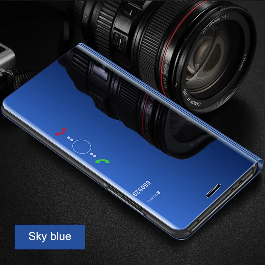 Зеркальный флип чехол для Honor 8A Huawei Y6 2019|Бамперы| |