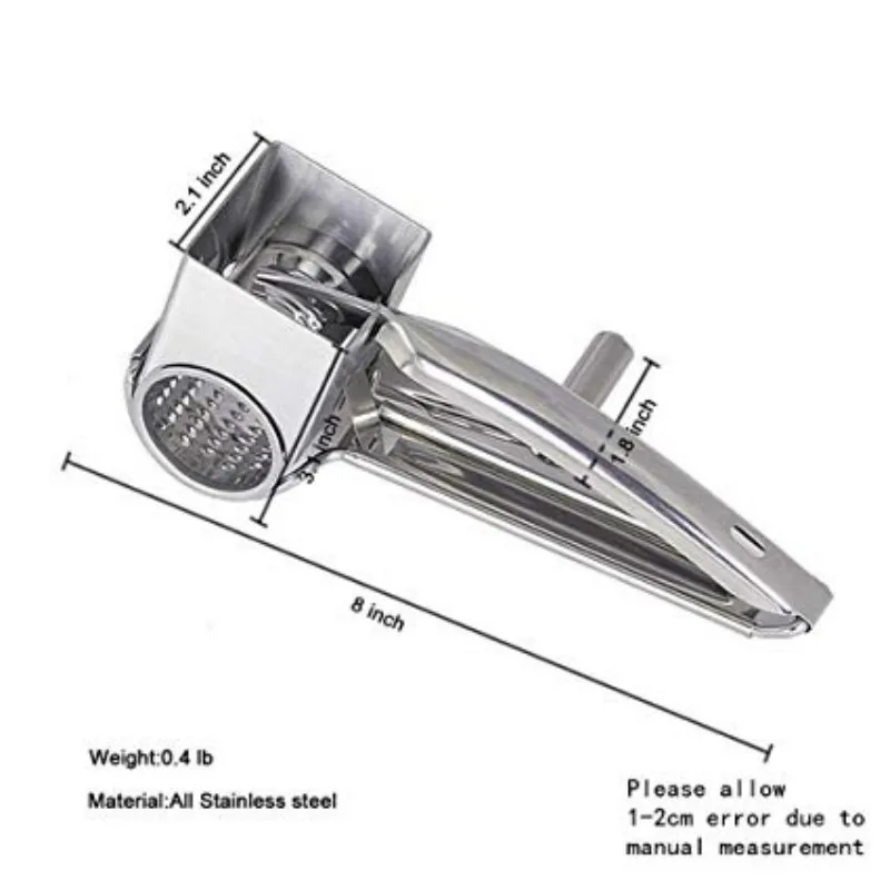 3 барабана в комплекте терка для сыра нержавеющая сталь слайсер кухонная масла