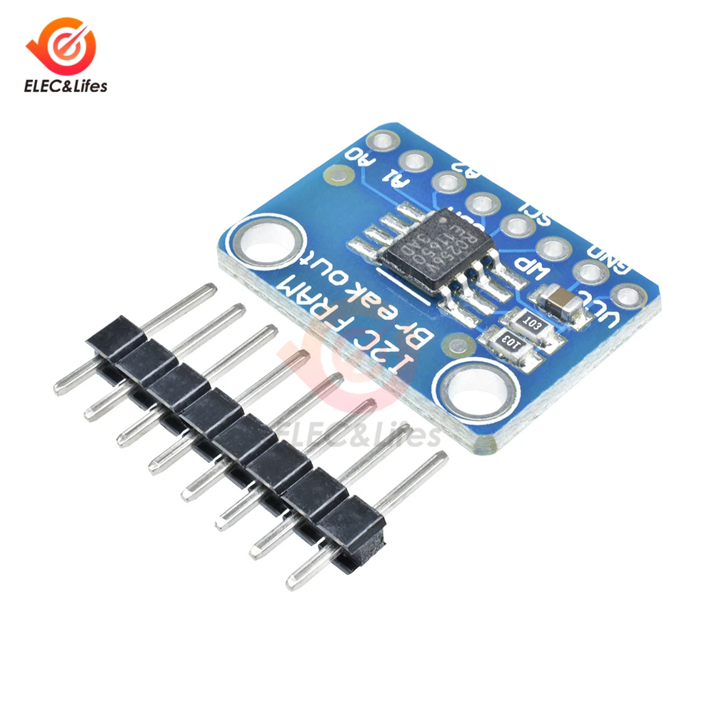 Коммутационная плата MB85RC256V I2C IIC FRAM не летучая память IC макетная Инструмент