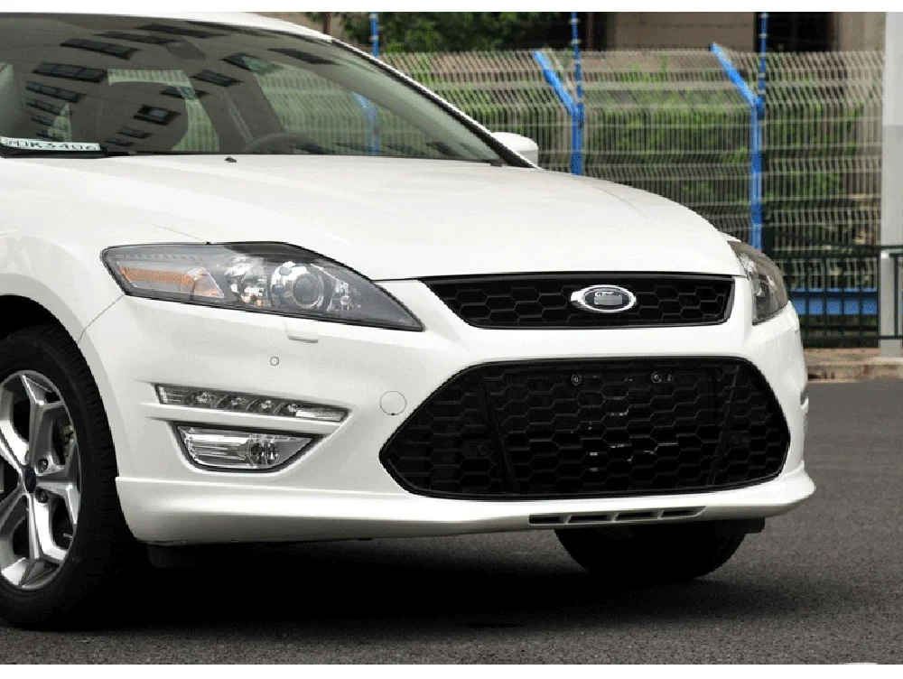 ATIWATT для Ford Mondeo MK4 2011 2012 2013 внешний ABS пластик черный Передний бампер гоночный Центр решетка с бейдж сетка 1 шт