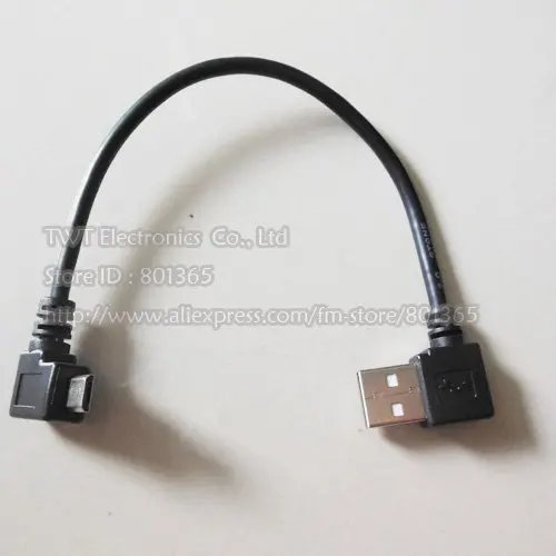 Кабель NCHTEK USB A 2 0 с левым углом штекера на micro правым 20 см 90 градусов L/R/Бесплатная