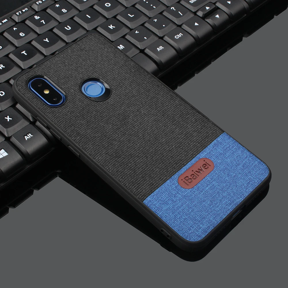 Чехол для xiaomi mi 8 задняя крышка SE силиконовый ударопрочный чехол из ткани iBaiwei